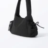 Bolso de hombro rectangular – Negro Bolso de hombro rectangular – Negro