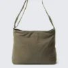 Bolso de hombro unisex de lona – Verde caqui Bolso de hombro unisex de lona – Verde caqui