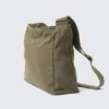Bolso de hombro unisex de lona – Verde caqui Bolso de hombro unisex de lona – Verde caqui