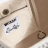 Bolso de lona con tachuelas – Dusty Light Mole Bolso de lona con tachuelas – Dusty Light Mole