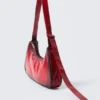 Bolso pequeño de imitación de piel – Rojo Bolso pequeño de imitación de piel – Rojo