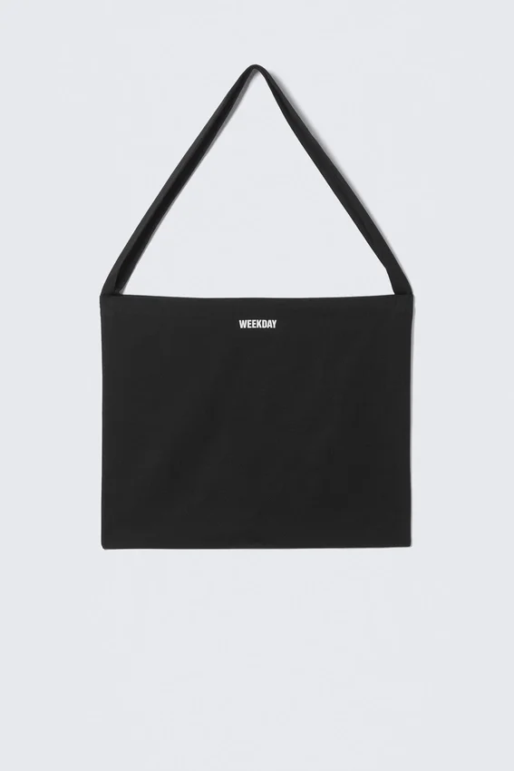 Bolso tote de lona Weekday – Negro Bolso tote de lona Weekday – Negro