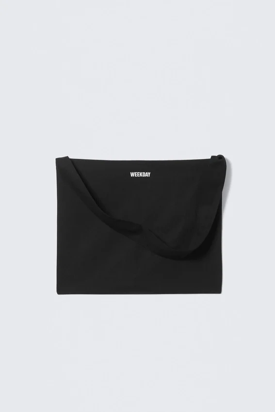 Bolso tote de lona Weekday – Negro Bolso tote de lona Weekday – Negro