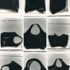 Bolso tote grande de imitación de piel brillante – Negro Bolso tote grande de imitación de piel brillante – Negro