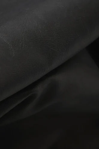 Bolso tote grande de imitación de piel – Negro