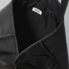 Bolso tote grande de imitación de piel – Negro