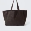 Bolso tote – Marrón oscuro Bolso tote – Marrón oscuro