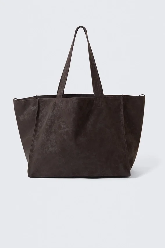 Bolso tote – Marrón oscuro Bolso tote – Marrón oscuro