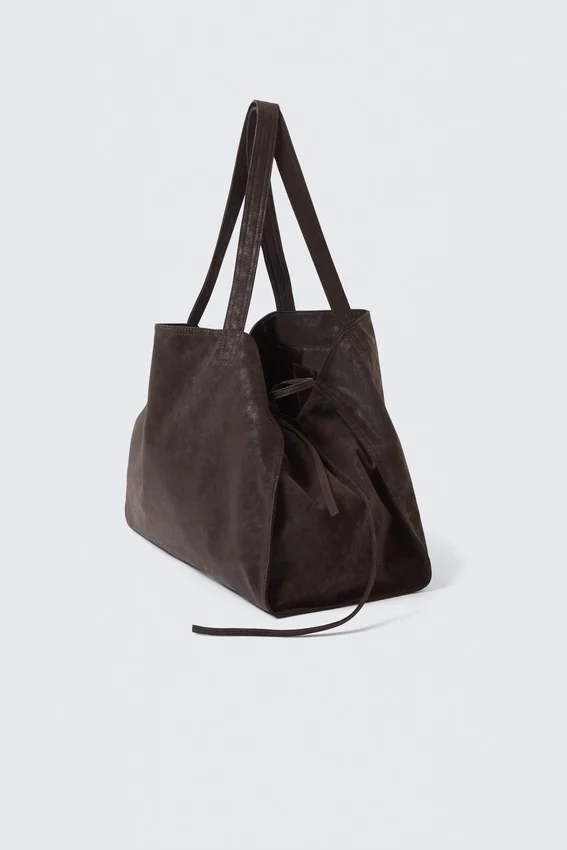 Bolso tote – Marrón oscuro Bolso tote – Marrón oscuro