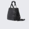 Bolso tote mediano de imitación de cuero – Oscuro Bolso tote mediano de imitación de cuero – Oscuro