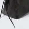 Bolso tote mediano de imitación de cuero – Oscuro Bolso tote mediano de imitación de cuero – Oscuro