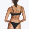 Braguita de bikini brasileña con capas – Negro Braguita de bikini brasileña con capas – Negro