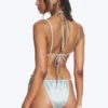 Braguita de bikini brasileña con lazos – Gris claro empolvado Braguita de bikini brasileña con lazos – Gris claro empolvado