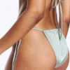 Braguita de bikini brasileña con lazos – Gris claro empolvado Braguita de bikini brasileña con lazos – Gris claro empolvado