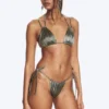 Braguita de bikini brasileña con lazos – Gris polvoriento Braguita de bikini brasileña con lazos – Gris polvoriento