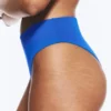 Braguita de bikini brasileña de talle alto – Azul brillante