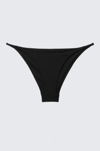 Braguita de bikini brasileña tipo tanga – Negro