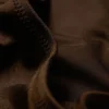 Braguita de bikini con corte redondeado – Marrón oscuro