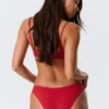 Braguita de bikini con corte redondeado – Rojo brillante Braguita de bikini con corte redondeado – Rojo brillante