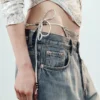 Braguita de bikini con lazo Creature – Gris claro empolvado Braguita de bikini con lazo Creature – Gris claro empolvado