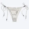 Braguita de bikini con lazo Creature – Gris claro empolvado Braguita de bikini con lazo Creature – Gris claro empolvado