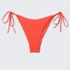 Braguita de bikini con tirantes – Rojo brillante