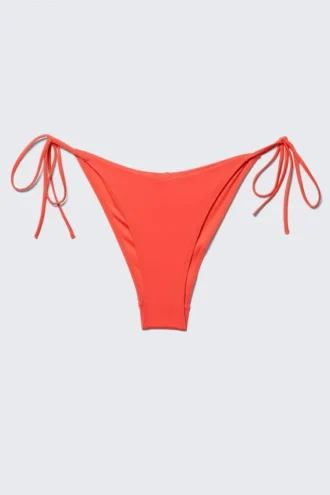 Braguita de bikini con tirantes – Rojo brillante