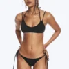 Braguita de bikini con tiras – Negro Braguita de bikini con tiras – Negro