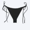 Braguita de bikini con tiras – Negro Braguita de bikini con tiras – Negro