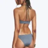 Braguita de bikini con tiras y lazos – Azul empolvado – Brillo Braguita de bikini con tiras y lazos – Azul empolvado – Brillo
