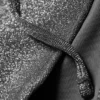 Braguita de bikini con tiras y lazos – Gris oscuro – Purpurina