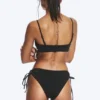 Braguita de bikini con tiras y lazos laterales – Negro Braguita de bikini con tiras y lazos laterales – Negro