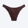 Braguita de bikini con volantes – Rojo oscuro Braguita de bikini con volantes – Rojo oscuro