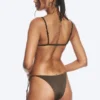 Braguita de bikini de talle medio con nudo – Dark Mole Braguita de bikini de talle medio con nudo – Dark Mole