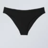Braguita de bikini lisa – Negro Braguita de bikini lisa – Negro