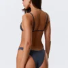 Braguita de bikini mini brasileña – Azul oscuro Braguita de bikini mini brasileña – Azul oscuro