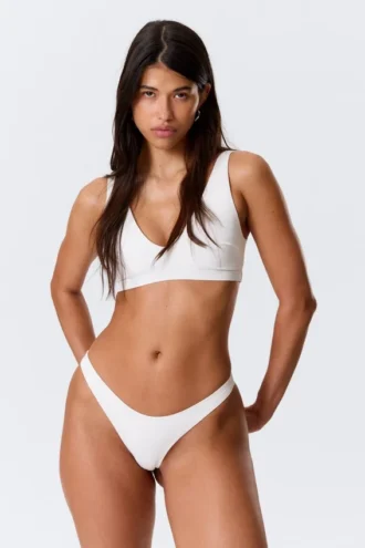 Braguita de bikini mini brasileña – Blanco