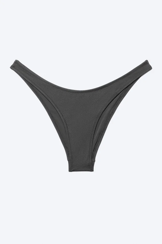 Braguita de bikini mini brasileña – Gris oscuro Braguita de bikini mini brasileña – Gris oscuro