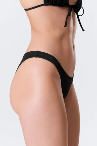 Braguita de bikini mini brasileña – Negro