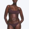 Braguita de bikini mini brasileña – Rojo oscuro Braguita de bikini mini brasileña – Rojo oscuro