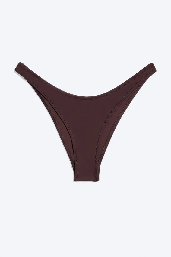 Braguita de bikini mini brasileña – Rojo oscuro Braguita de bikini mini brasileña – Rojo oscuro