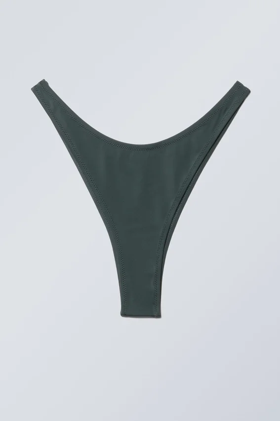 Braguita de bikini mini brasileña – Verde oscuro Braguita de bikini mini brasileña – Verde oscuro