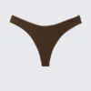 Braguita de bikini tipo tanga en forma de V – Marrón oscuro Braguita de bikini tipo tanga en forma de V – Marrón oscuro