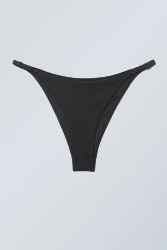 Braguita de bikini tipo tanga – Negro