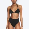 Braguitas de bikini de cintura alta Heat – Negro Braguitas de bikini de cintura alta Heat – Negro