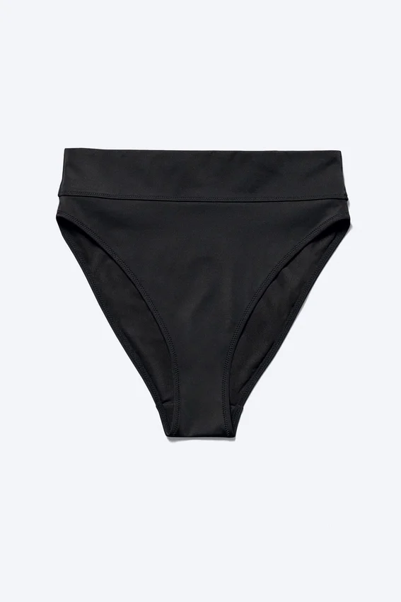 Braguitas de bikini de cintura alta Heat – Negro Braguitas de bikini de cintura alta Heat – Negro