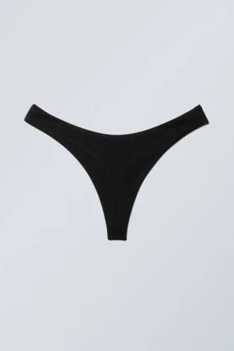 Braguitas de bikini tipo tanga – Negro