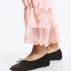 Braguitas holgadas de talle bajo con ribete de encaje Rosabel – Rosa empolvado claro Braguitas holgadas de talle bajo con ribete de encaje Rosabel – Rosa empolvado claro