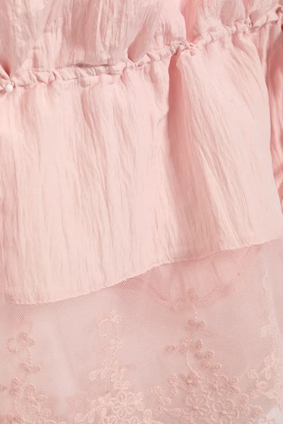 Braguitas holgadas de talle bajo con ribete de encaje Rosabel – Rosa empolvado claro Braguitas holgadas de talle bajo con ribete de encaje Rosabel – Rosa empolvado claro