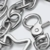 Cadena para cartera con eslabones metálicos – Plata Cadena para cartera con eslabones metálicos – Plata